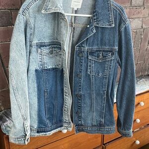 Guess Blue and Light Blue Denim Jacket